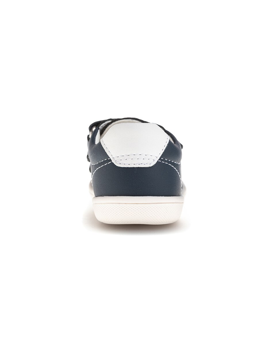 Sapatilhas para Bebés Pablosky Têxteis com Velcro Azul-6