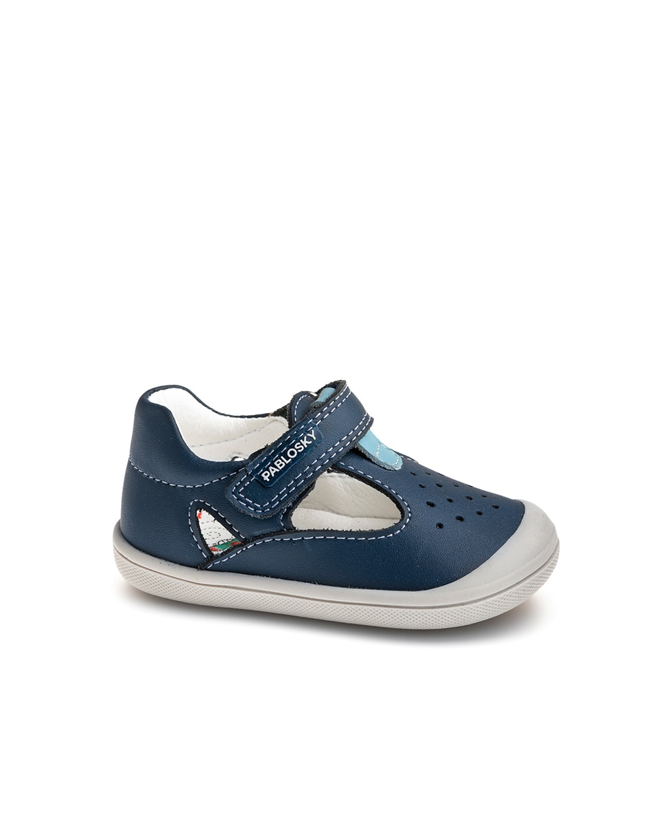 Sandálias para Bebé de Leader-tech com Velcro Pablosky Azul-escuro-1