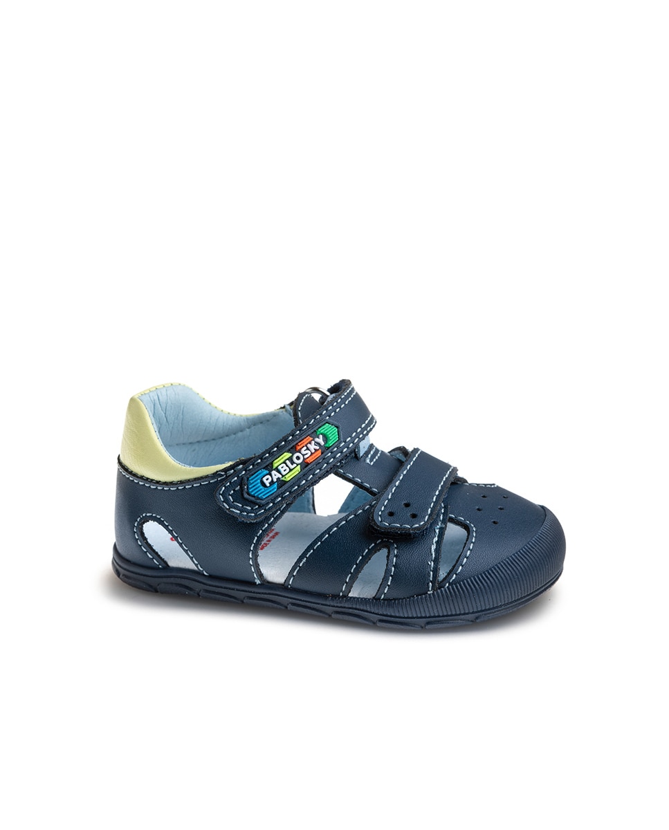 Sandálias para Bebé de Leader-tech com Velcro Pablosky Azul-escuro-1