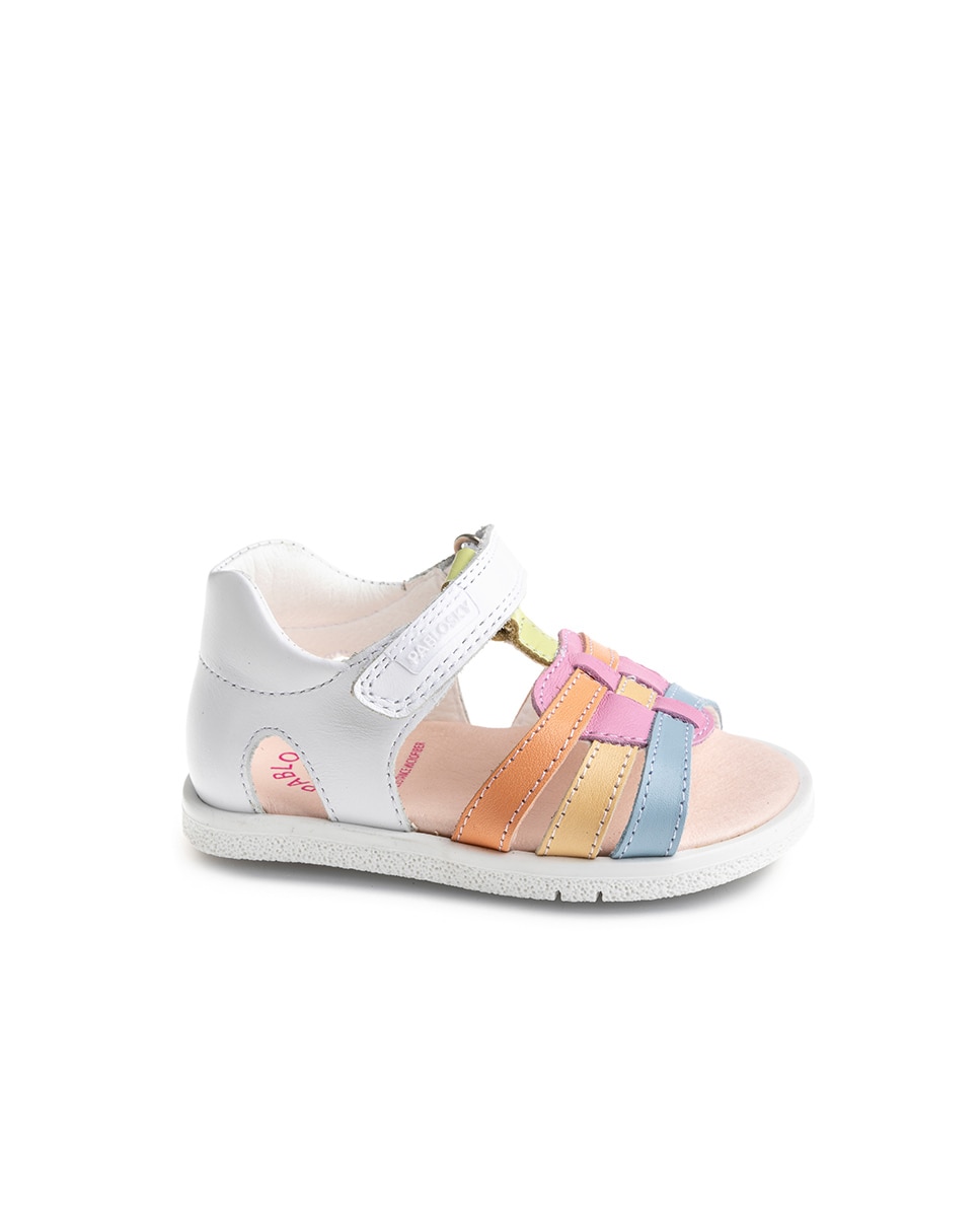 Imagem 0 de Sandálias para Bebé de Pele com Velcro