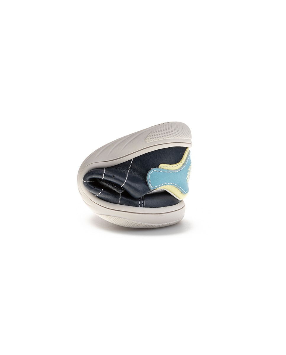 Sapatilhas Desportivas para Bebé de Leader-tech com Velcro Azul-escuro-2