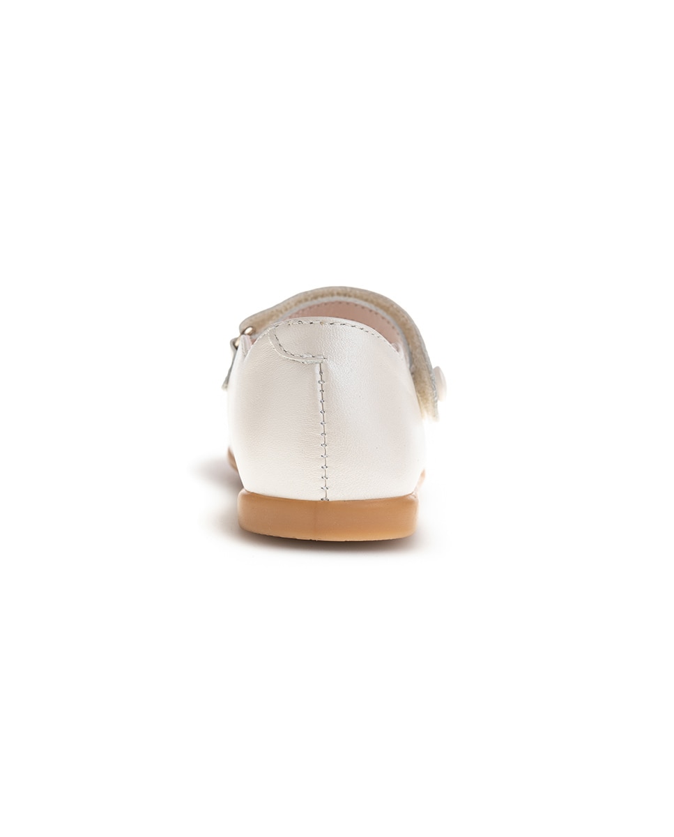 Merceditas de Bebé com Velcro Pablosky Bege-6