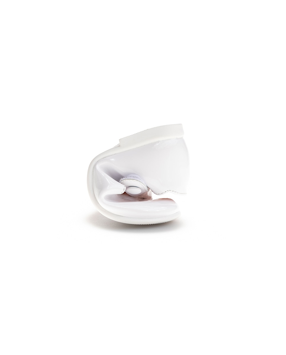 Merceditas de Bebé com Velcro Branco-2