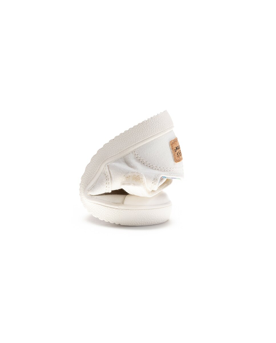 Sapatilhas de Lona Infantil com Velcro Pablosky Branco-2