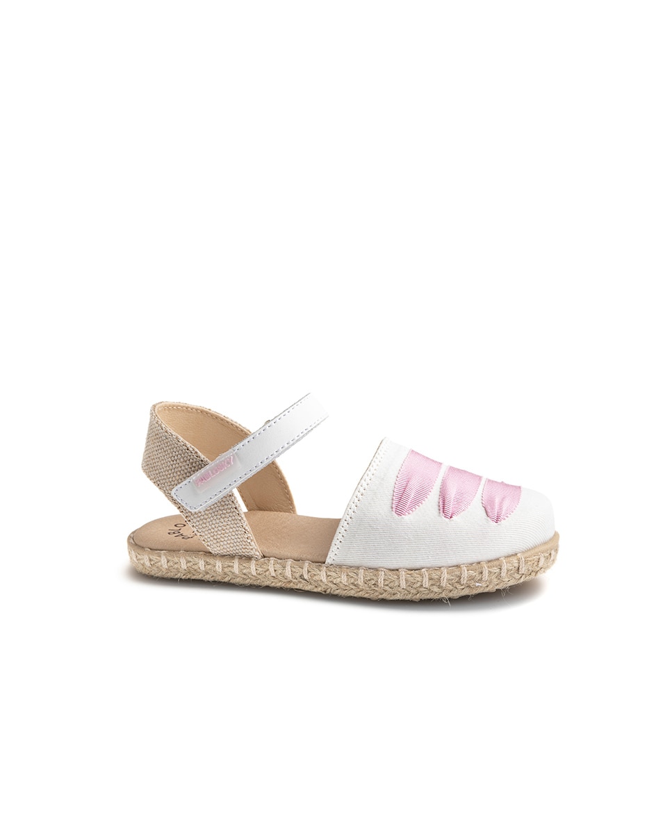 Alpercatas Infantil com Velcro Pablosky Rosa-1