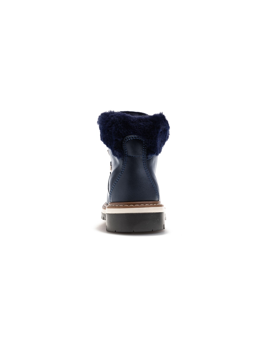 Botas Pablosky de Leader-tech com Atacadores e Fecho Zip Azul-4