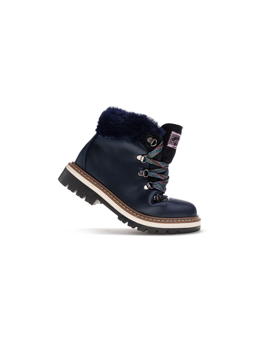 Botas Pablosky de Leader-tech com Atacadores e Fecho Zip Azul-6