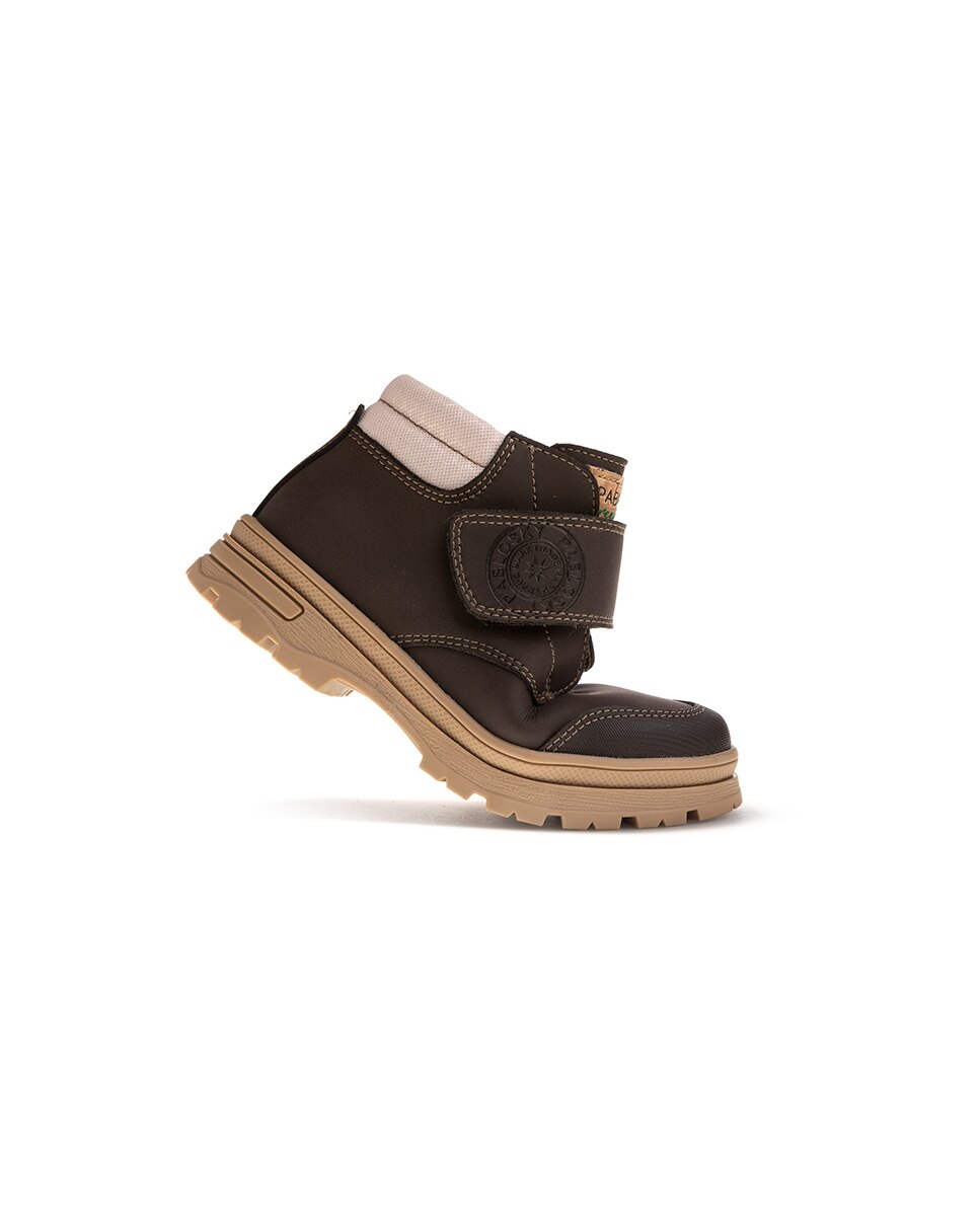 Botas Infantil Pablosky de Leader-tech com Velcro Castanho-6