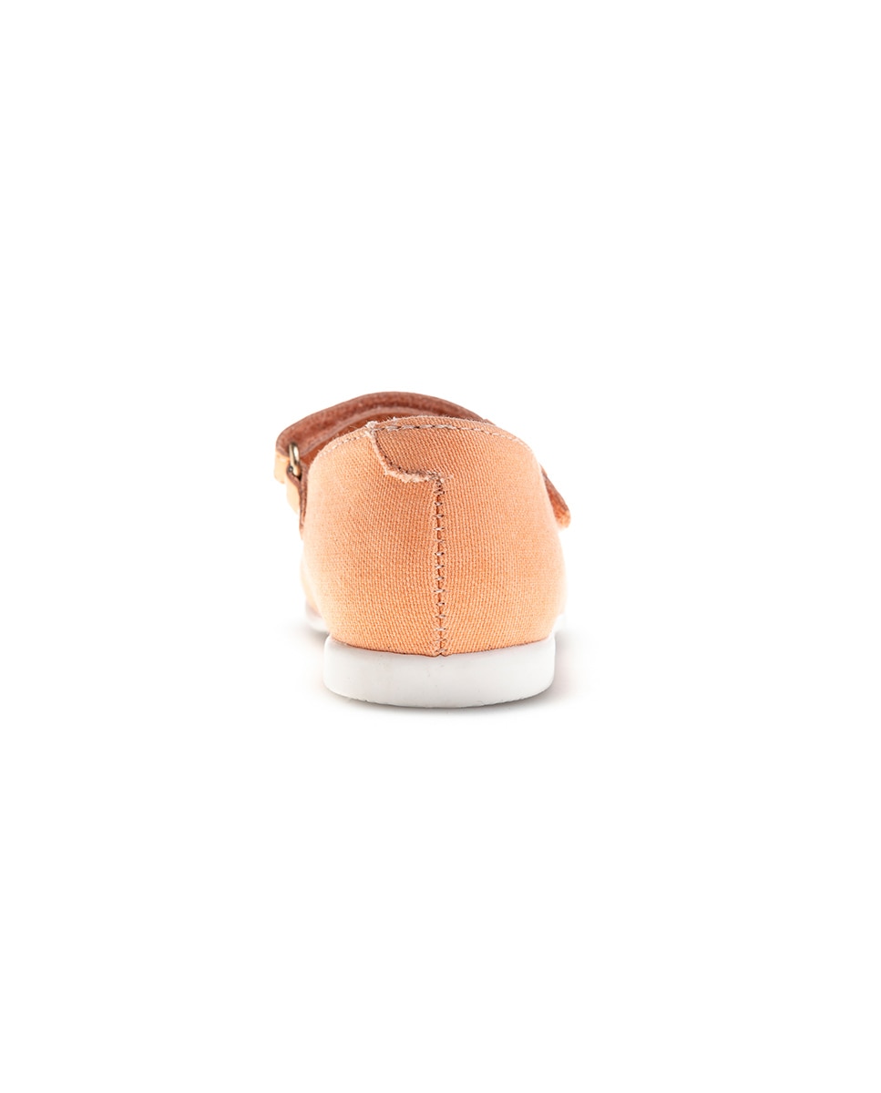 Mercedes de Bebés Pablosky de Pele com Velcro Laranja-4