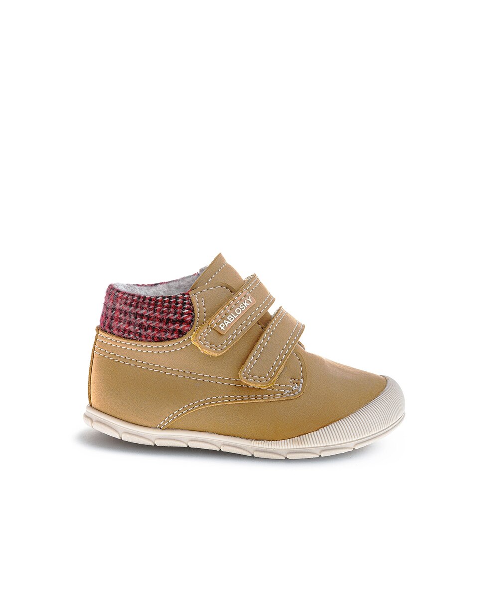 Botas de Bebés Pablosky com Velcro Amarelo-1