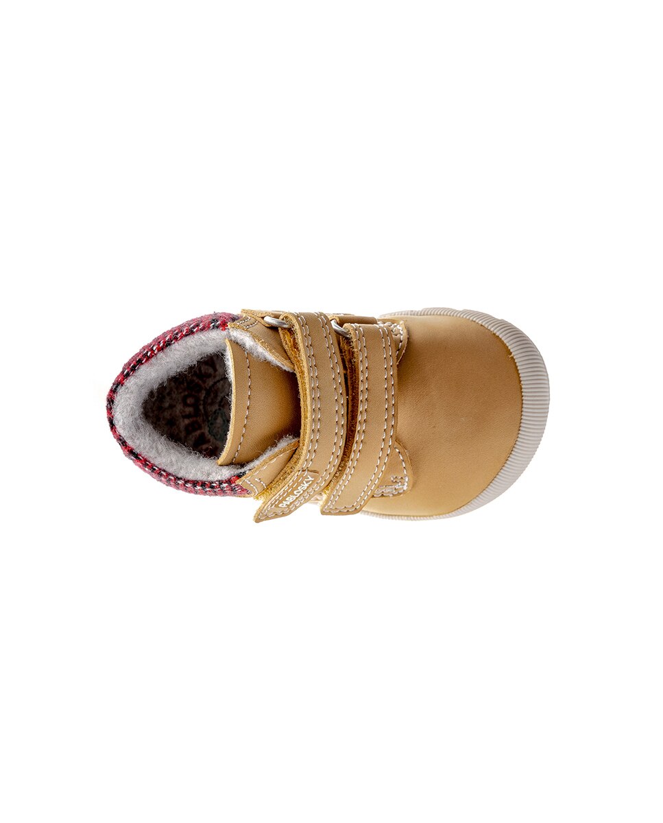 Botas de Bebés Pablosky com Velcro Amarelo-5