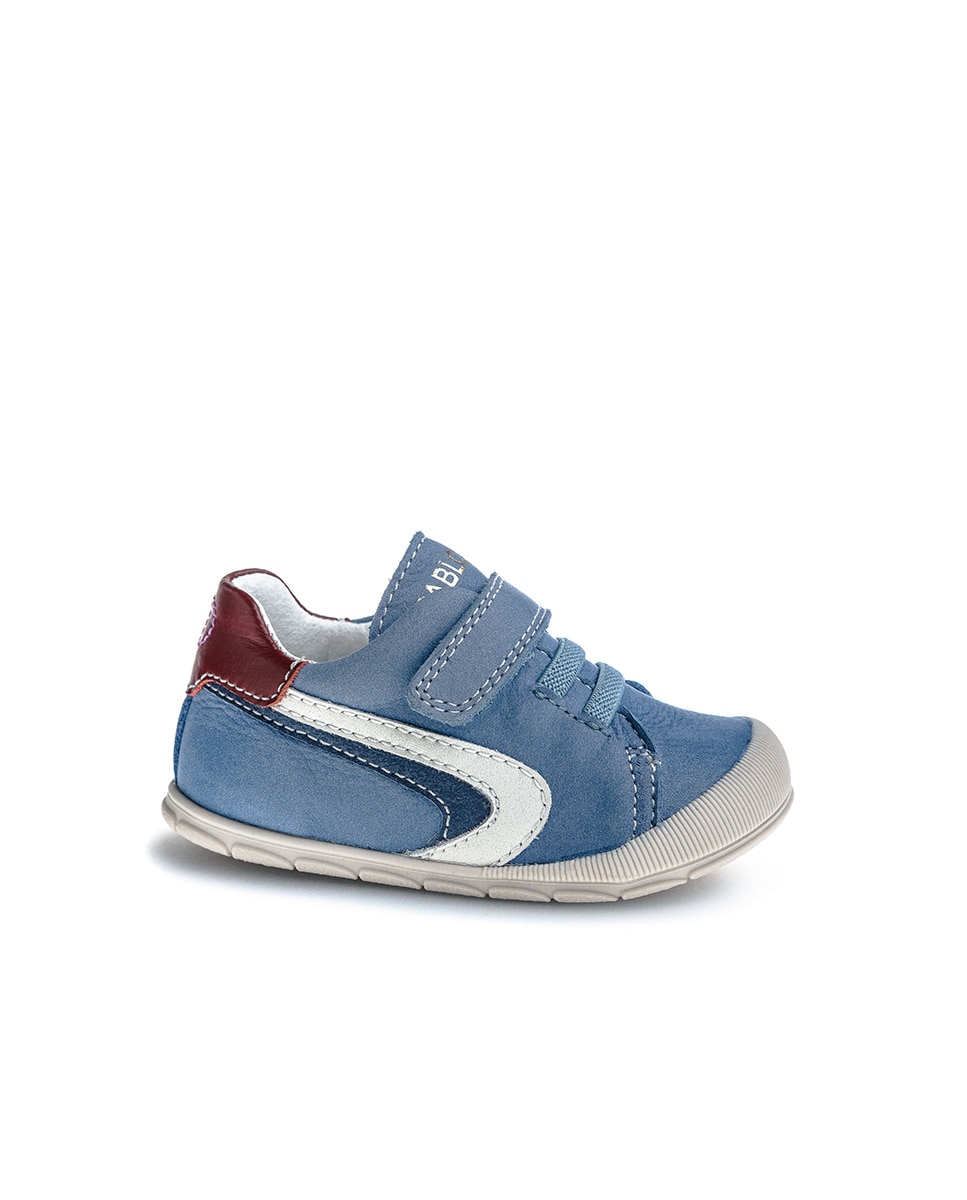 Sapatilhas de Bebés Pablosky com Velcro Azul-1