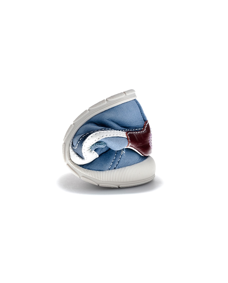 Sapatilhas de Bebés Pablosky com Velcro Azul-2