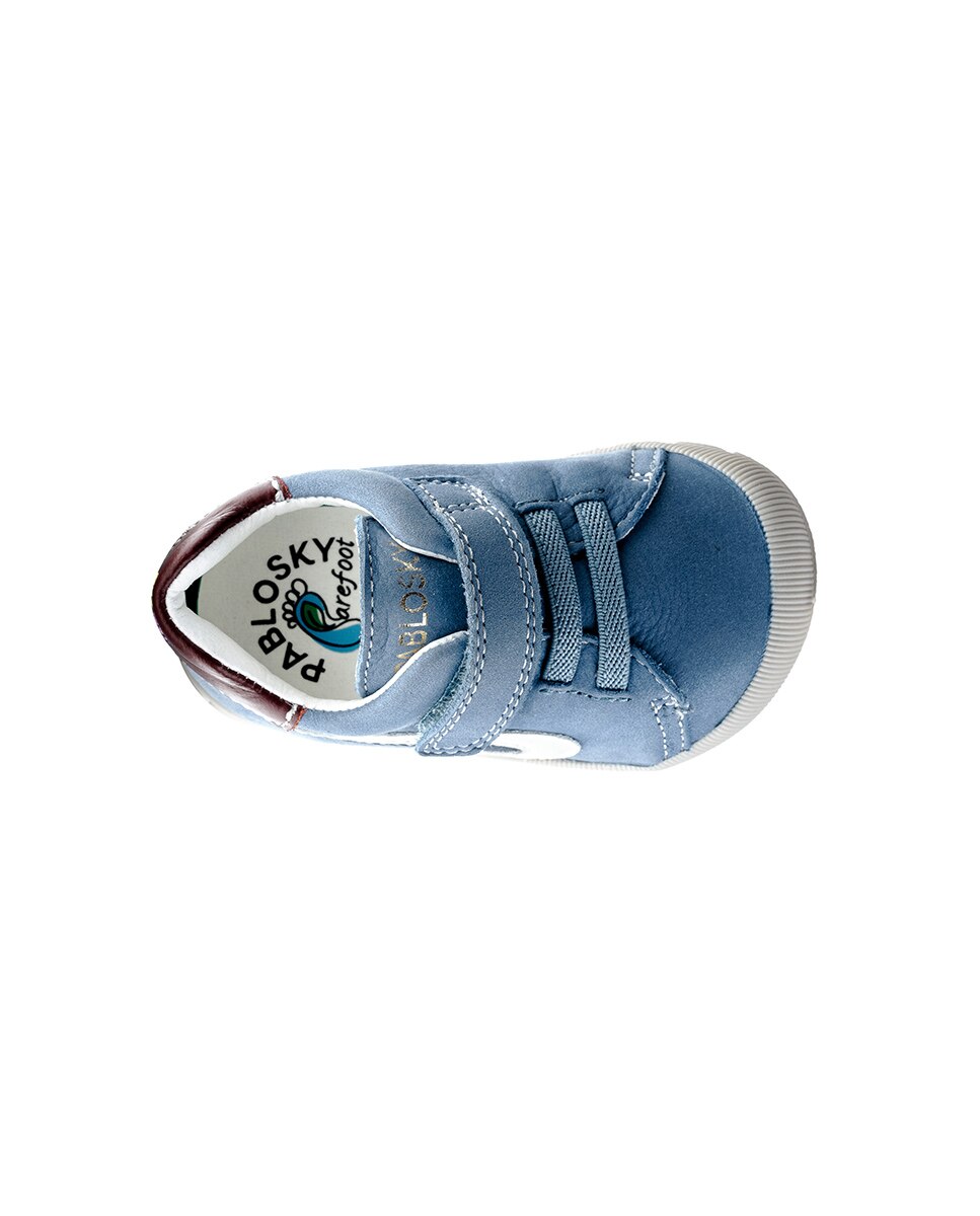 Sapatilhas de Bebés Pablosky com Velcro Azul-5