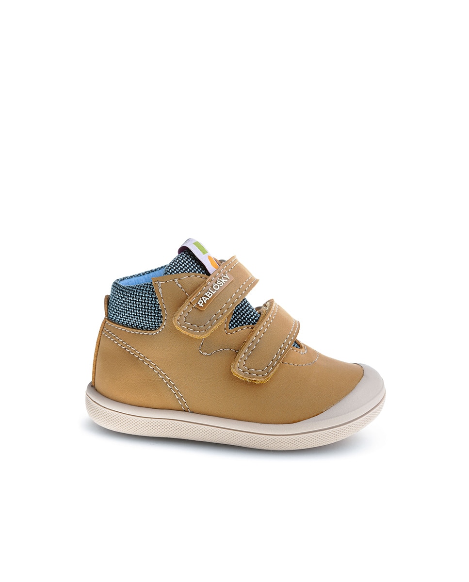 Botas de Bebés Pablosky com Velcro Amarelo-1