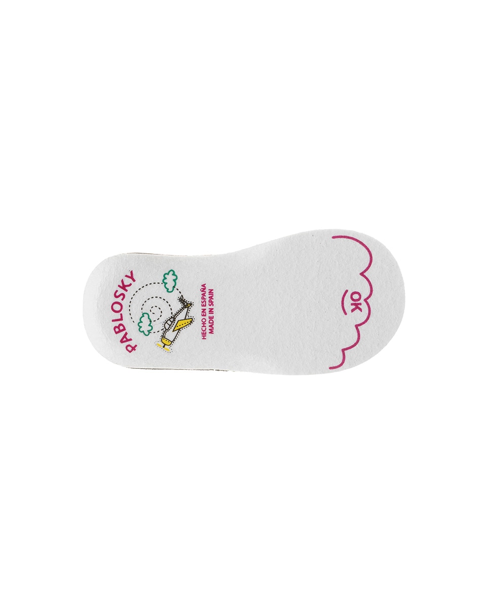 Botas de Bebés Pablosky com Velcro Amarelo-4