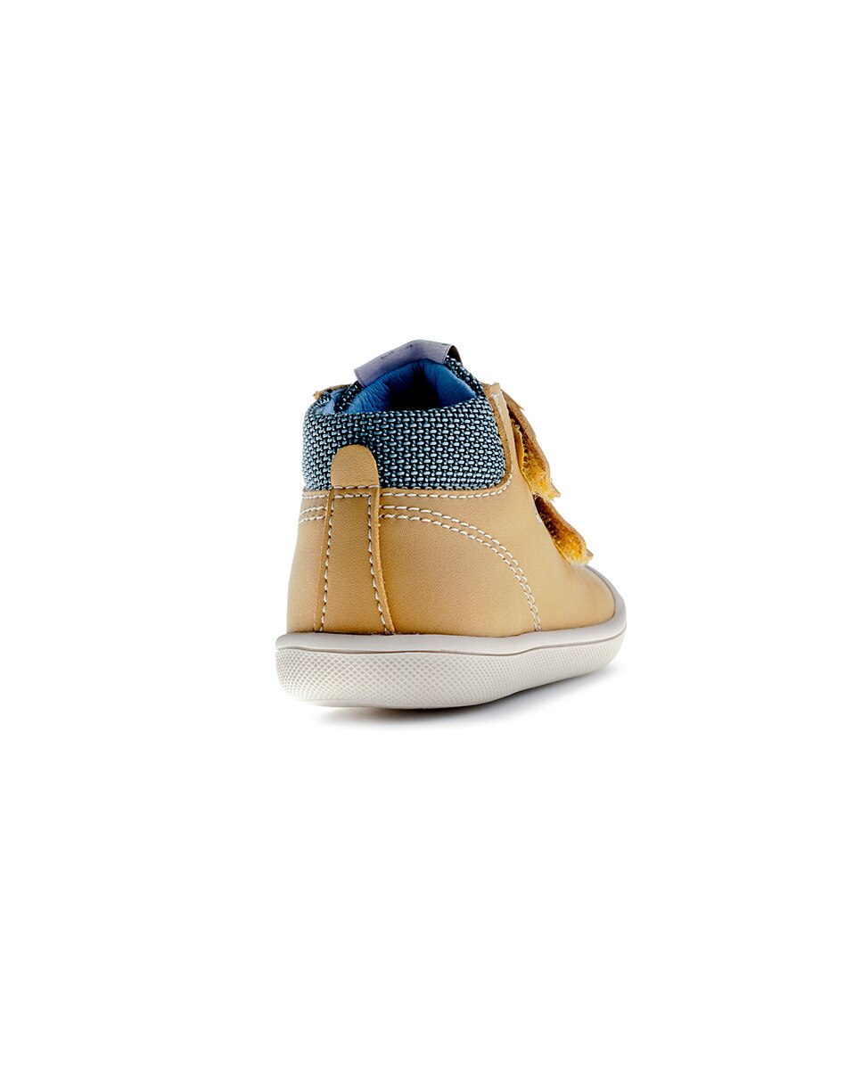 Botas de Bebés Pablosky com Velcro Amarelo-7