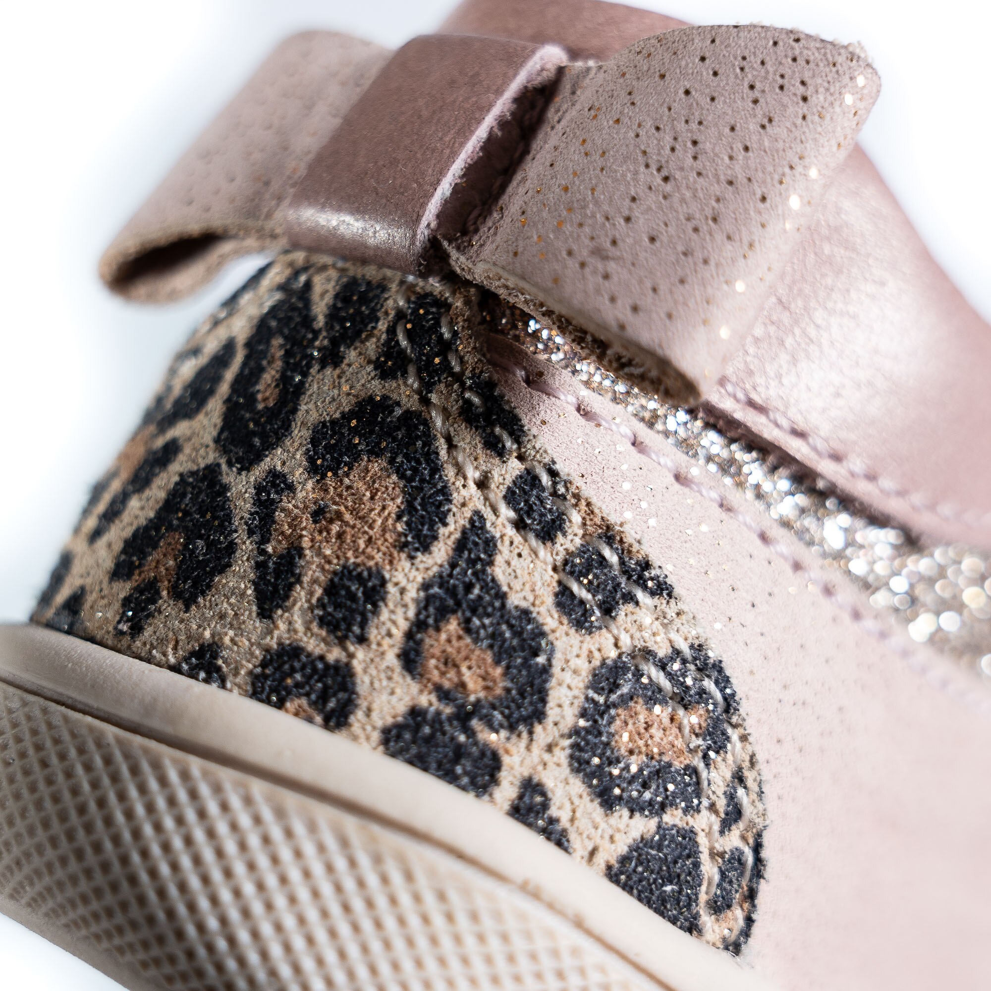 Botas para Bebés Pablosky de Pele com Velcro Rosa-6