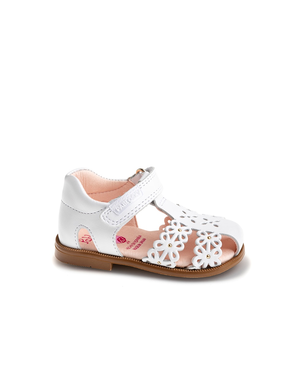 Sapatilhas Desportivas de Bebé Barefoot com Velcro Pablosky Castanho-1