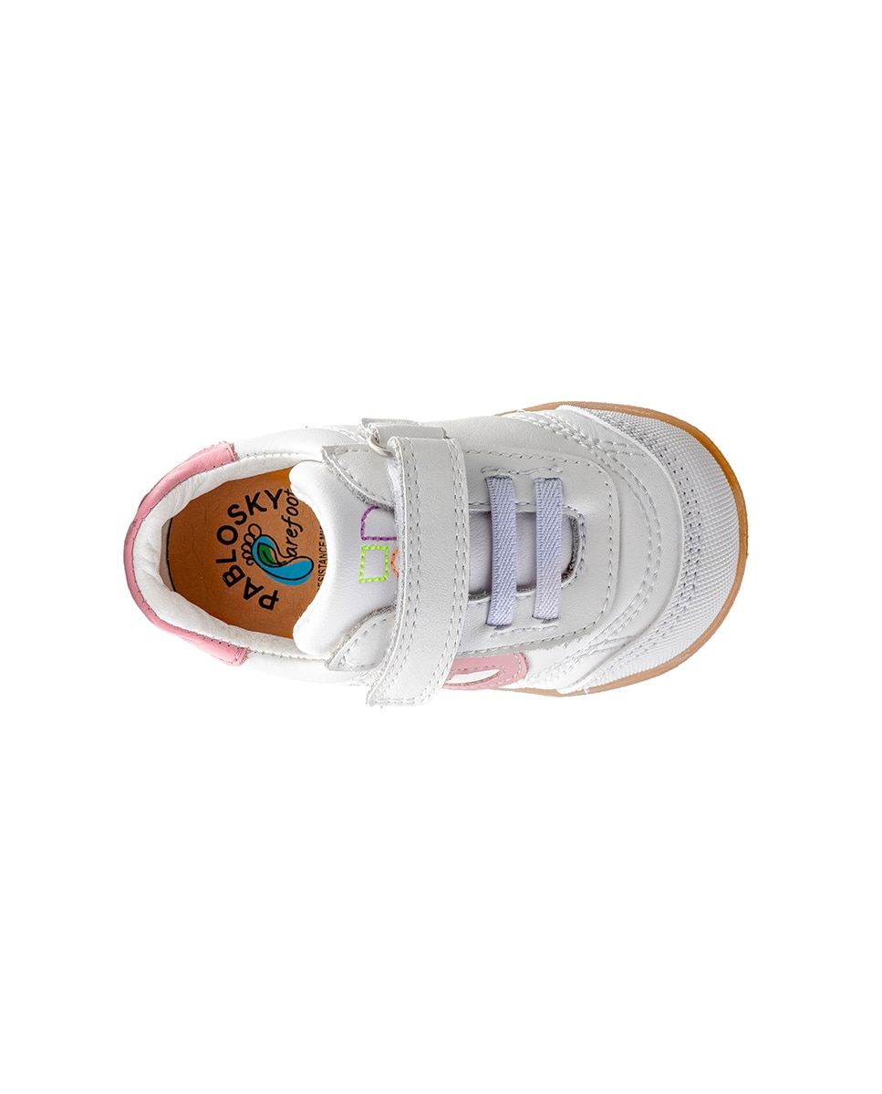 Sapatilhas Desportivas de Bebé Barefoot com Velcro Pablosky Castanho-5