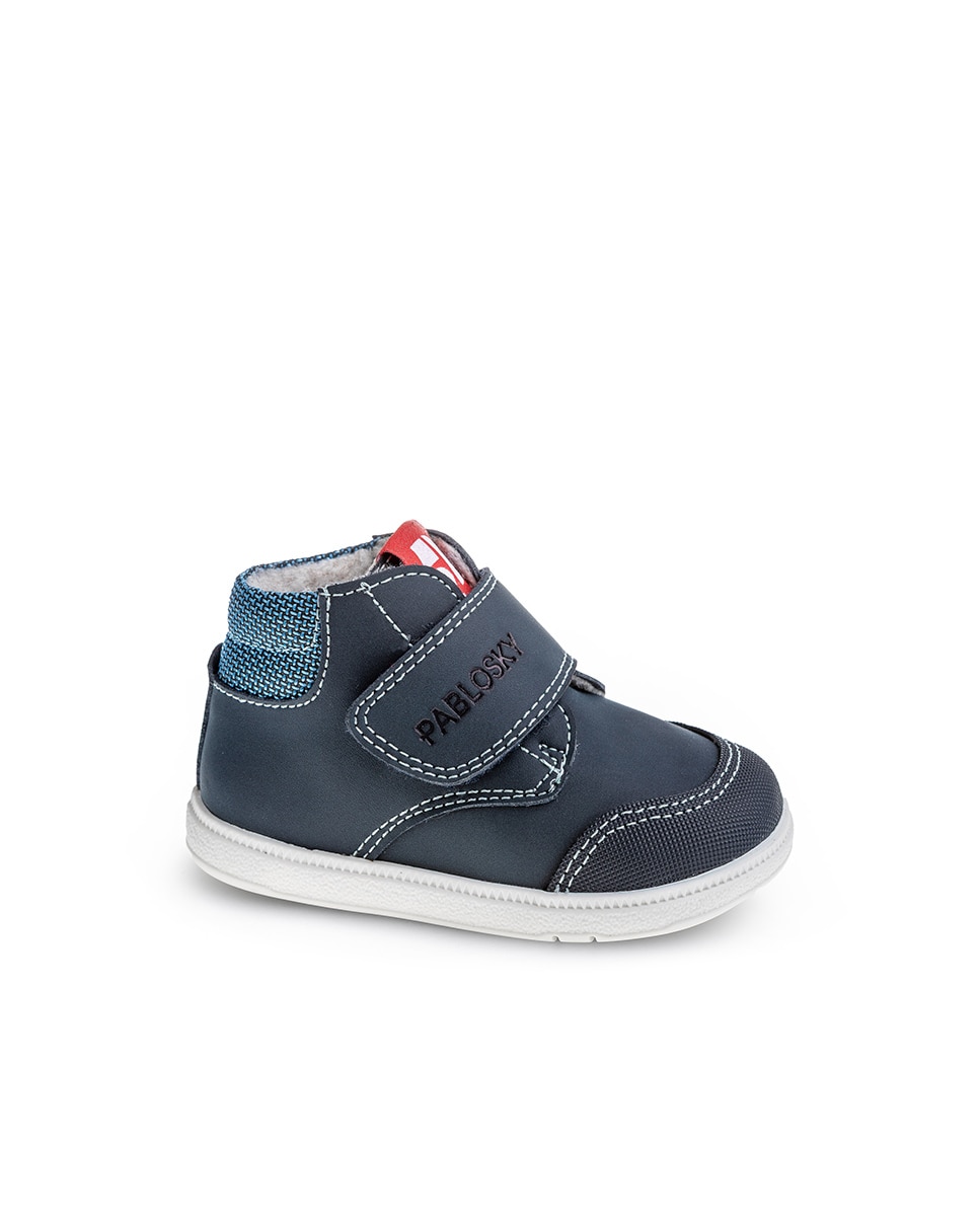 Botas de Bebés Pablosky com Velcro Azul-1