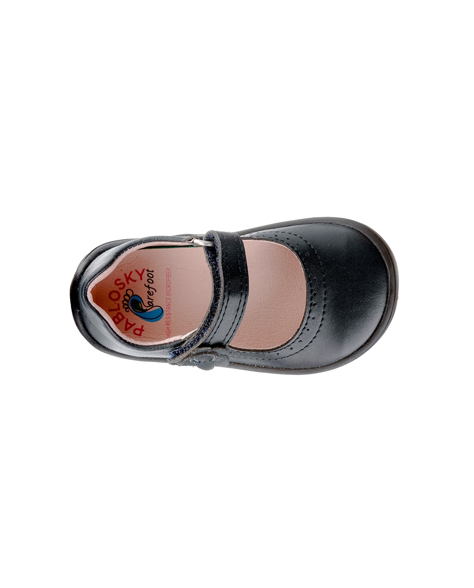 Sapatos de Presilha para Bebés Pablosky Têxteis com Velcro Azul-5