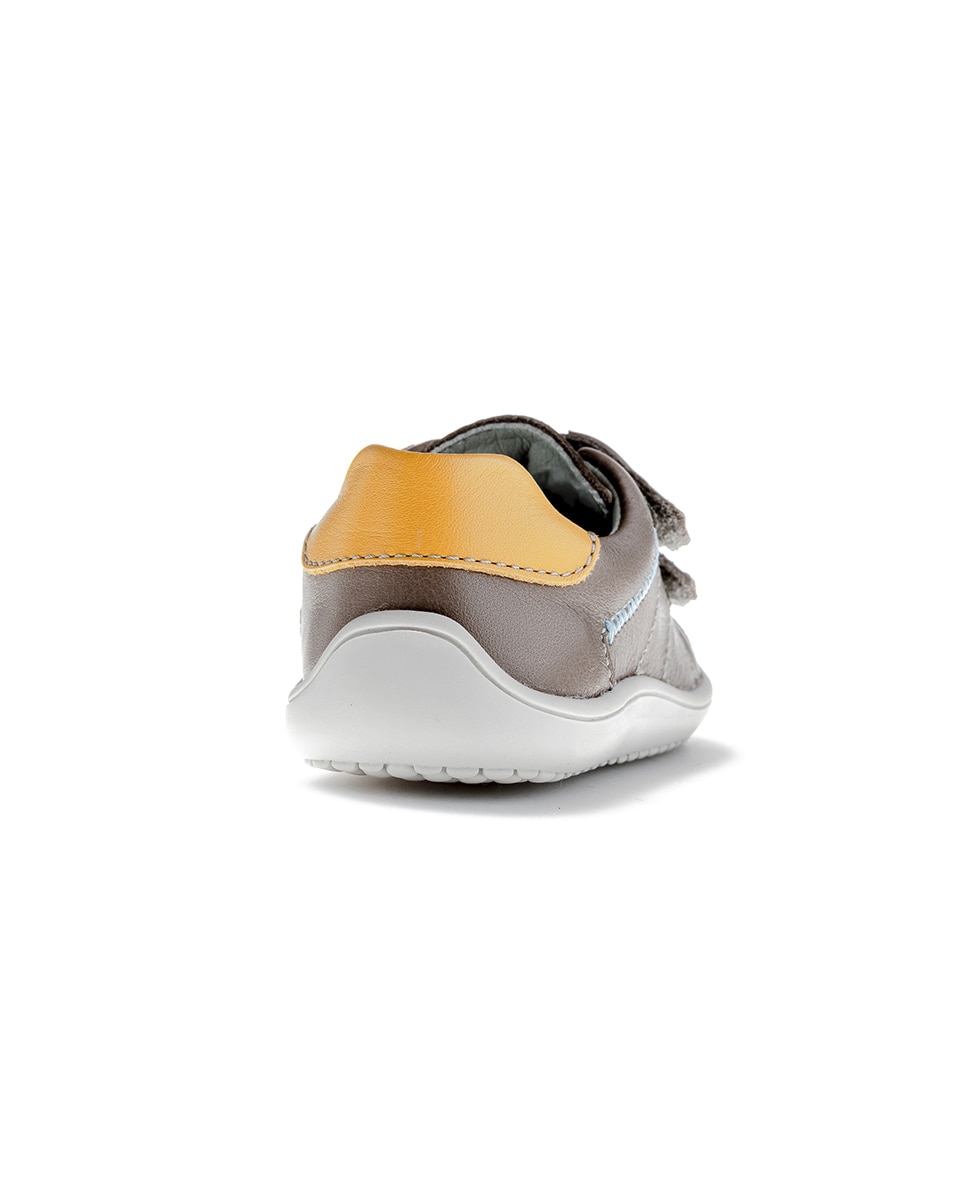 Pepitos de Bebés Pablosky de Pele com Velcro Cinzento-7