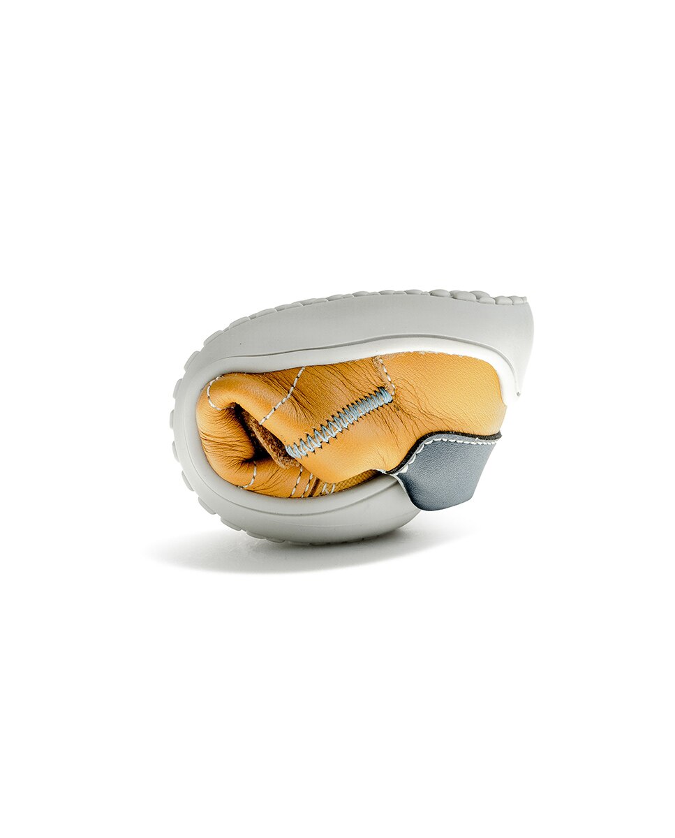 Pepitos de Bebés Pablosky de Pele com Velcro Amarelo-2