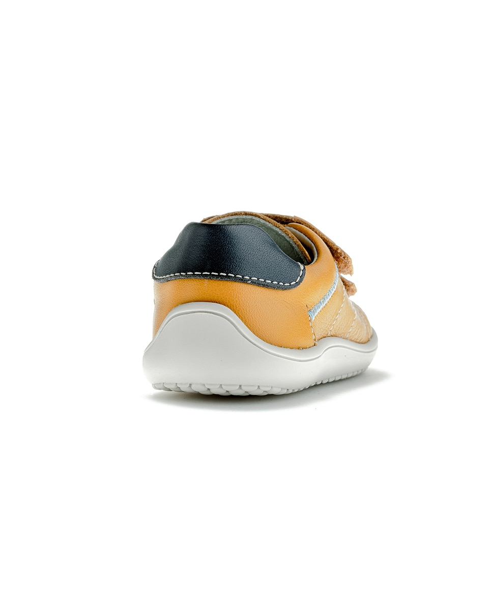 Pepitos de Bebés Pablosky de Pele com Velcro Amarelo-7