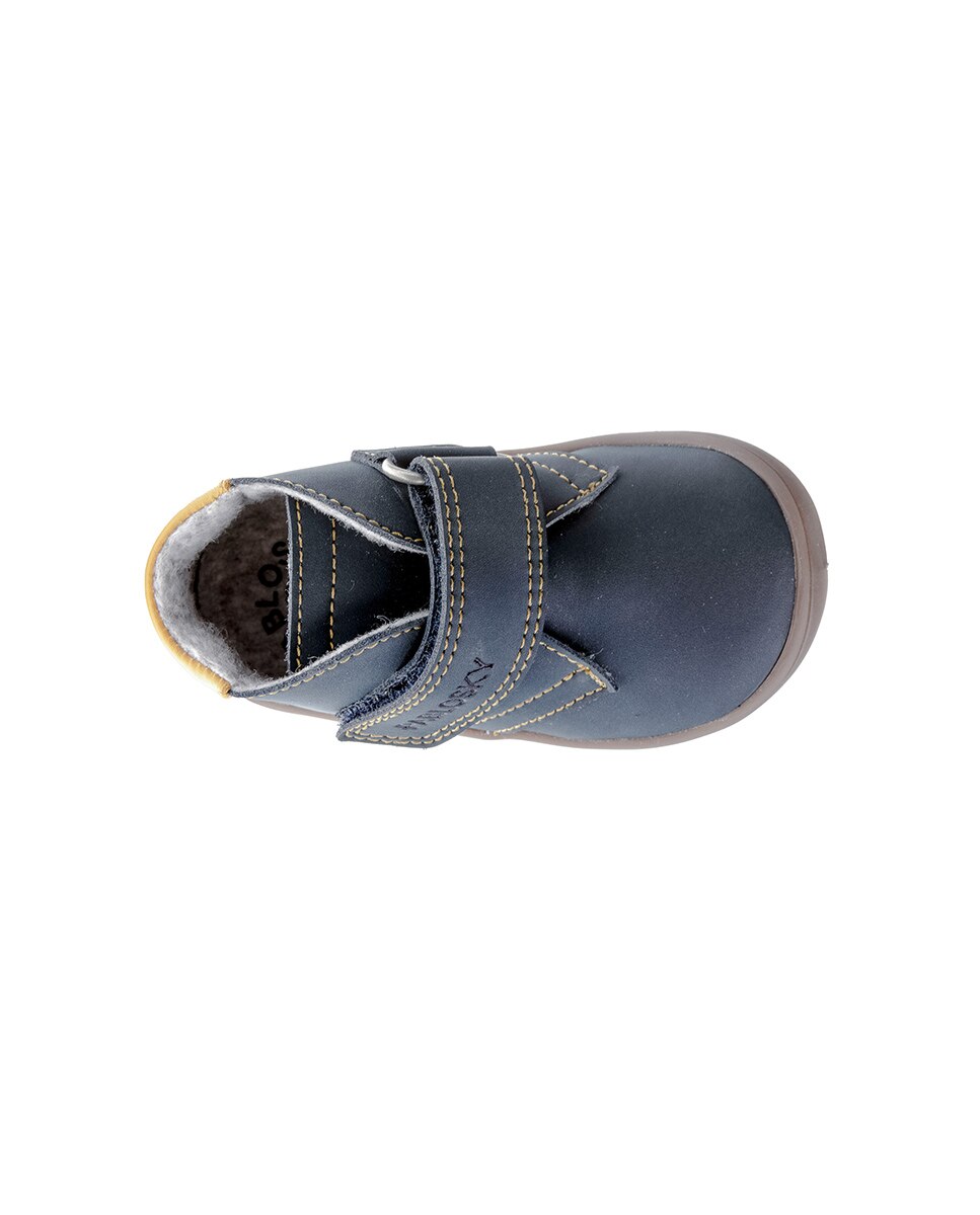 Botas de Bebés Pablosky com Velcro Azul-5