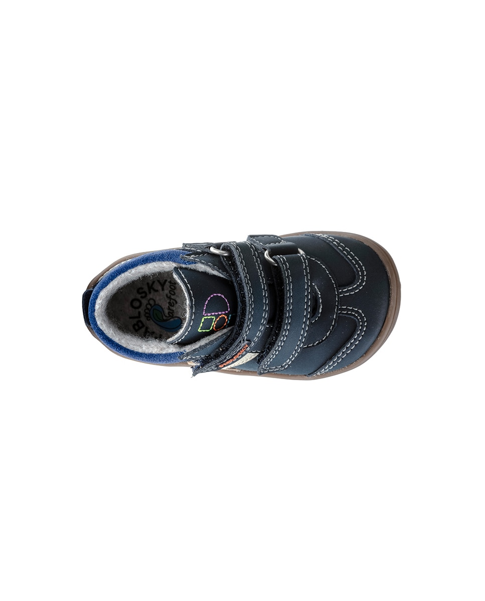 Botas de Bebés Pablosky com Velcro Azul-5