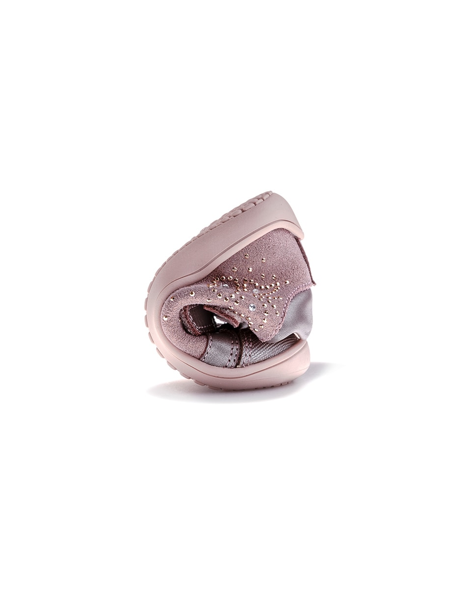 Botas para Bebés Pablosky de Pele com Velcro Roxo-2