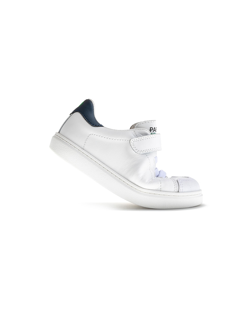 Sapatilhas Pablosky de Pele com Velcro Azul-7