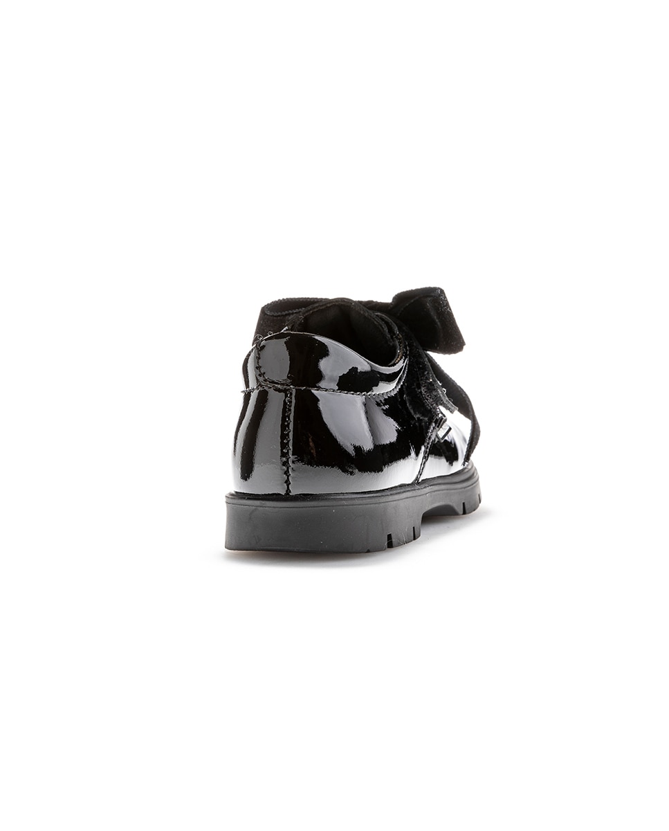Mocassins Infantil Pablosky de Pele com Velcro Preto-5