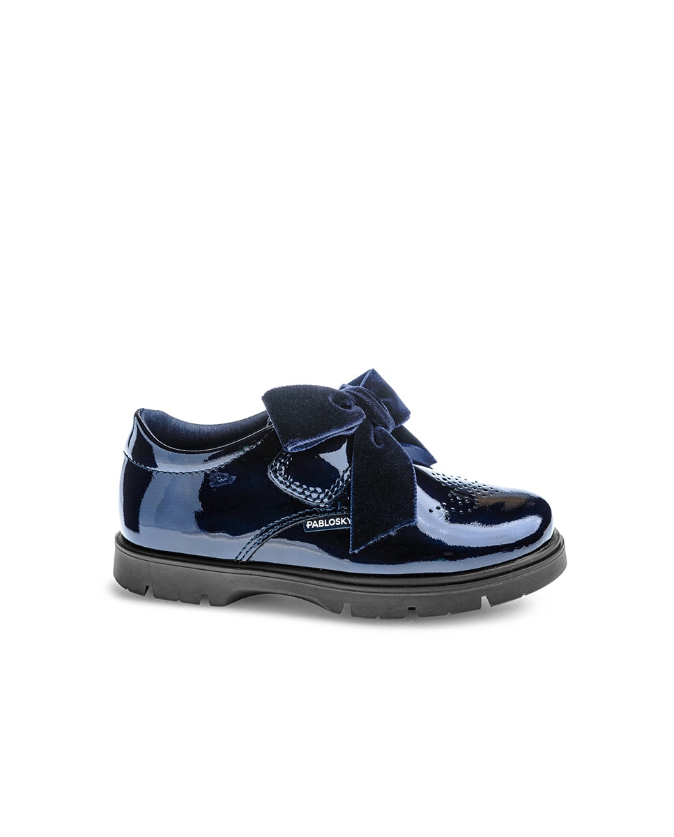 Imagem 0 de Mocassins Infantil Pablosky de Pele com Velcro