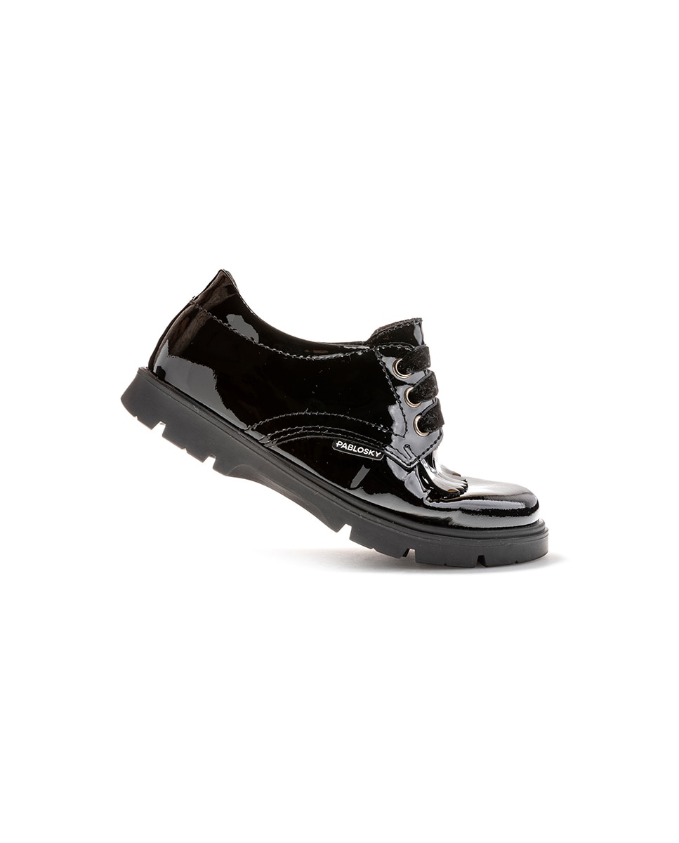 Mocassins com Atacadores Pretos-6