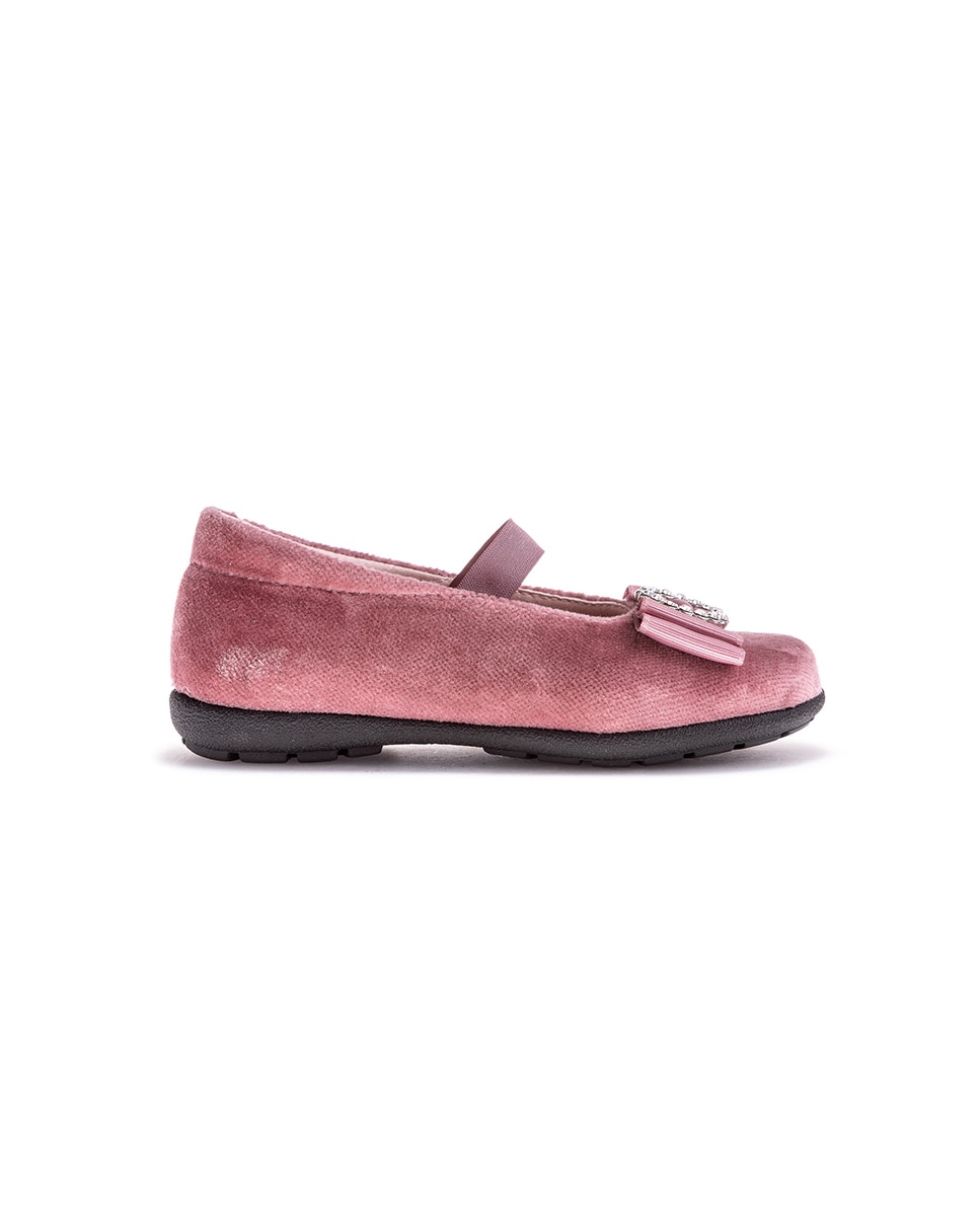 Sapatos de Presilha Infantil Pablosky com Elástico Rosa-7