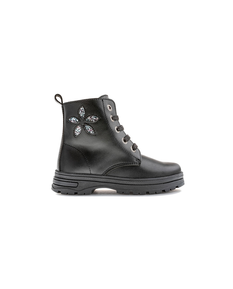 Botins Pablosky Têxteis com Fecho Zip Preto-7