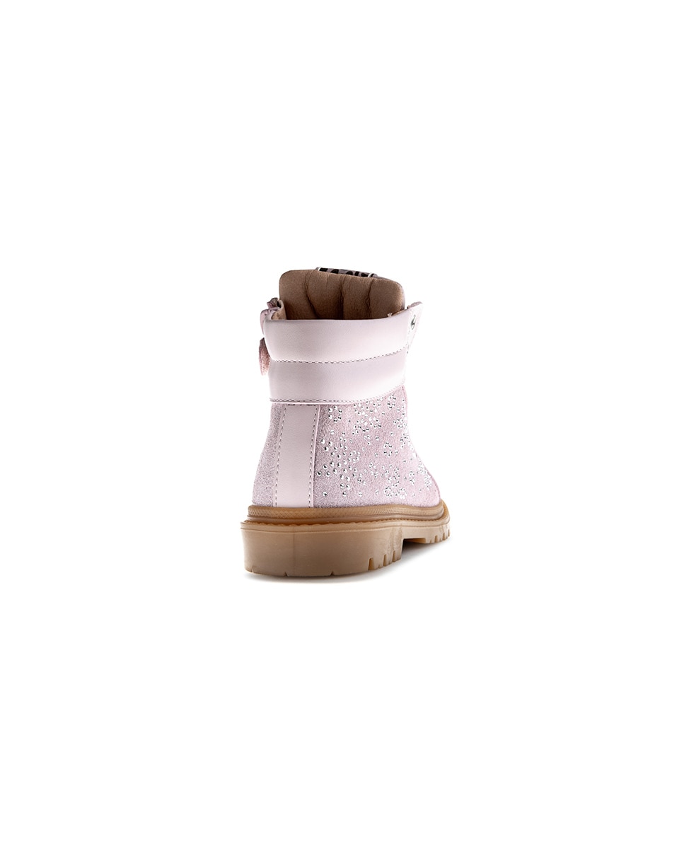 Botins Pablosky com Atacadores Rosa-5