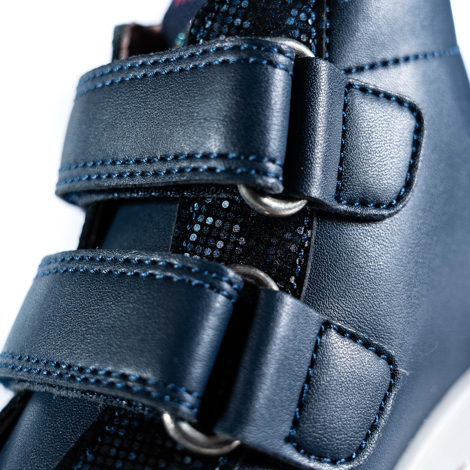 Botins Pablosky Têxteis com Velcro Azul-6