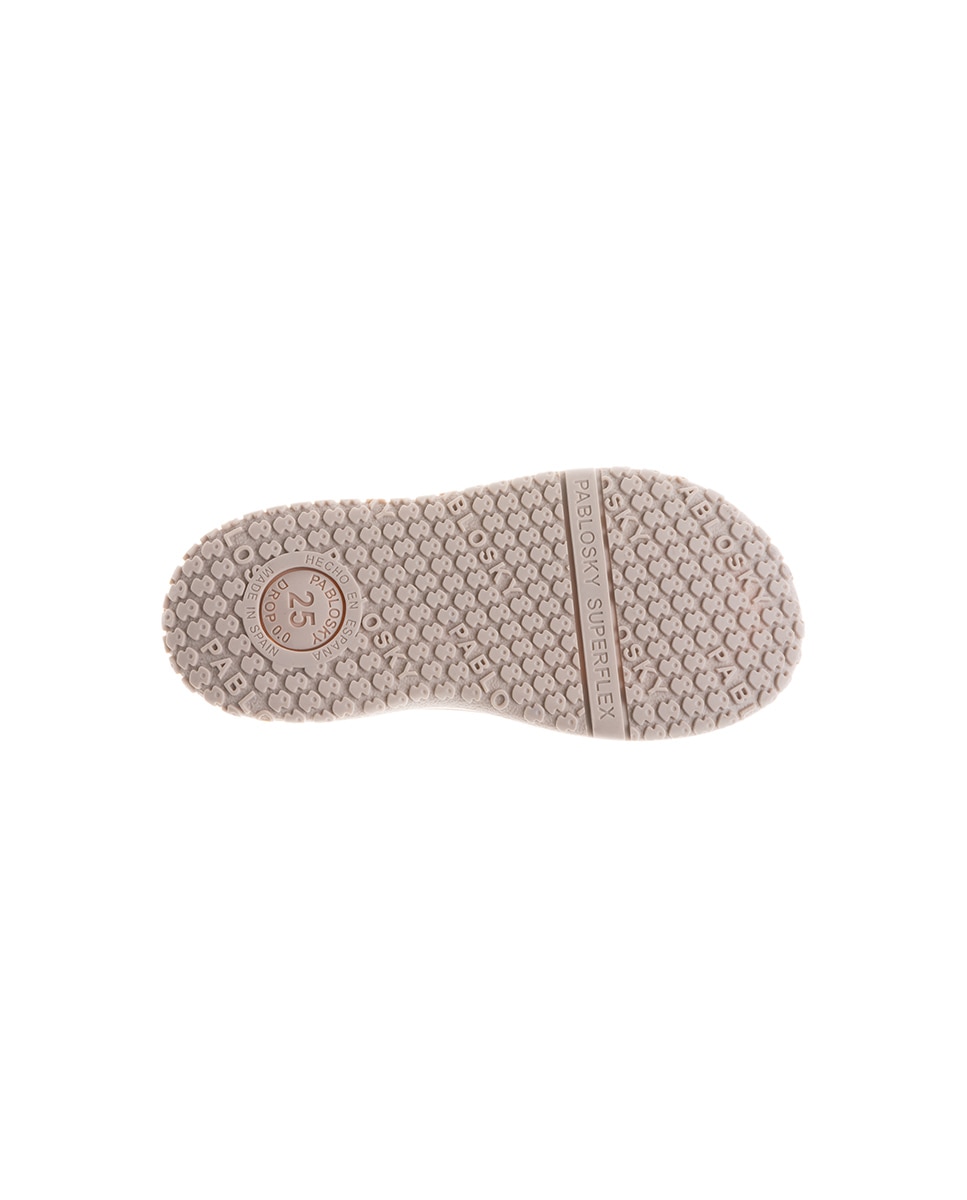 Botins Pablosky de Pele com Fecho Zip Branco-3