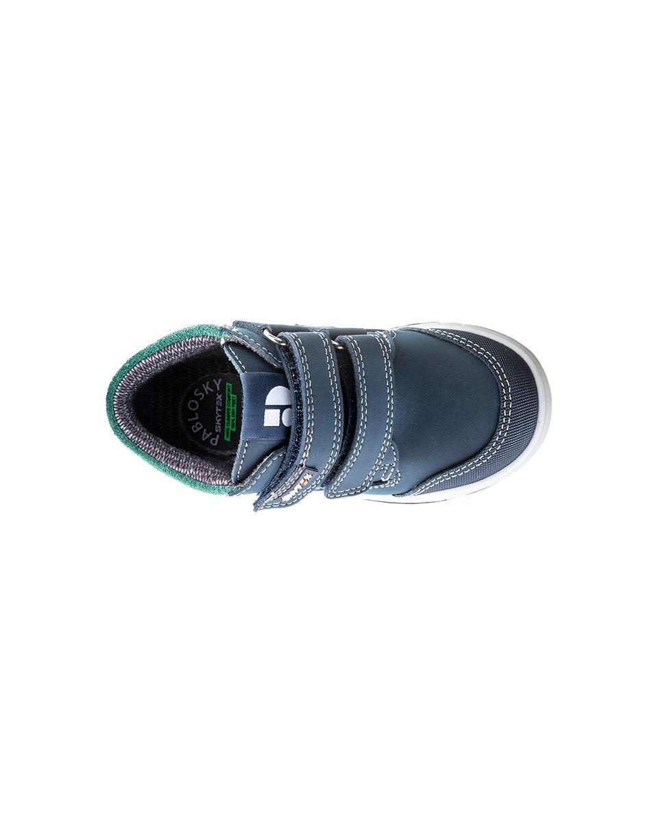 Botas Infantil Pablosky com Velcro Azul-2