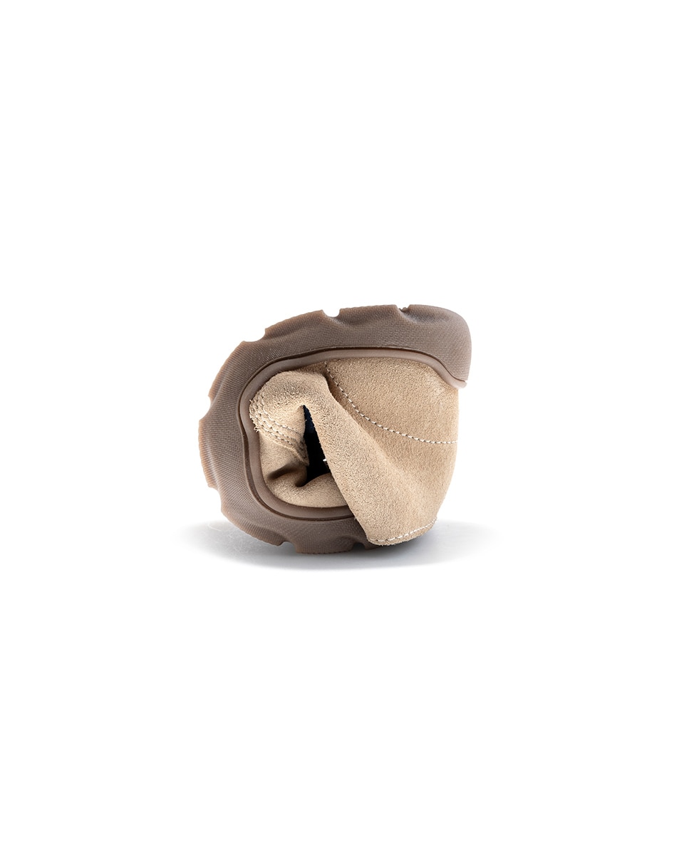 Botas Infantil Pablosky de Pele com Atacadores Bege-2