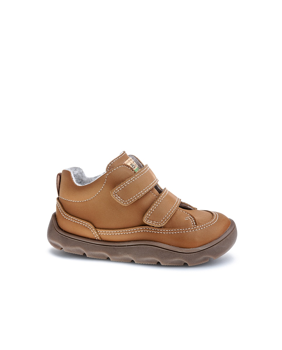 Botas Infantil Pablosky com Velcro Castanho-1