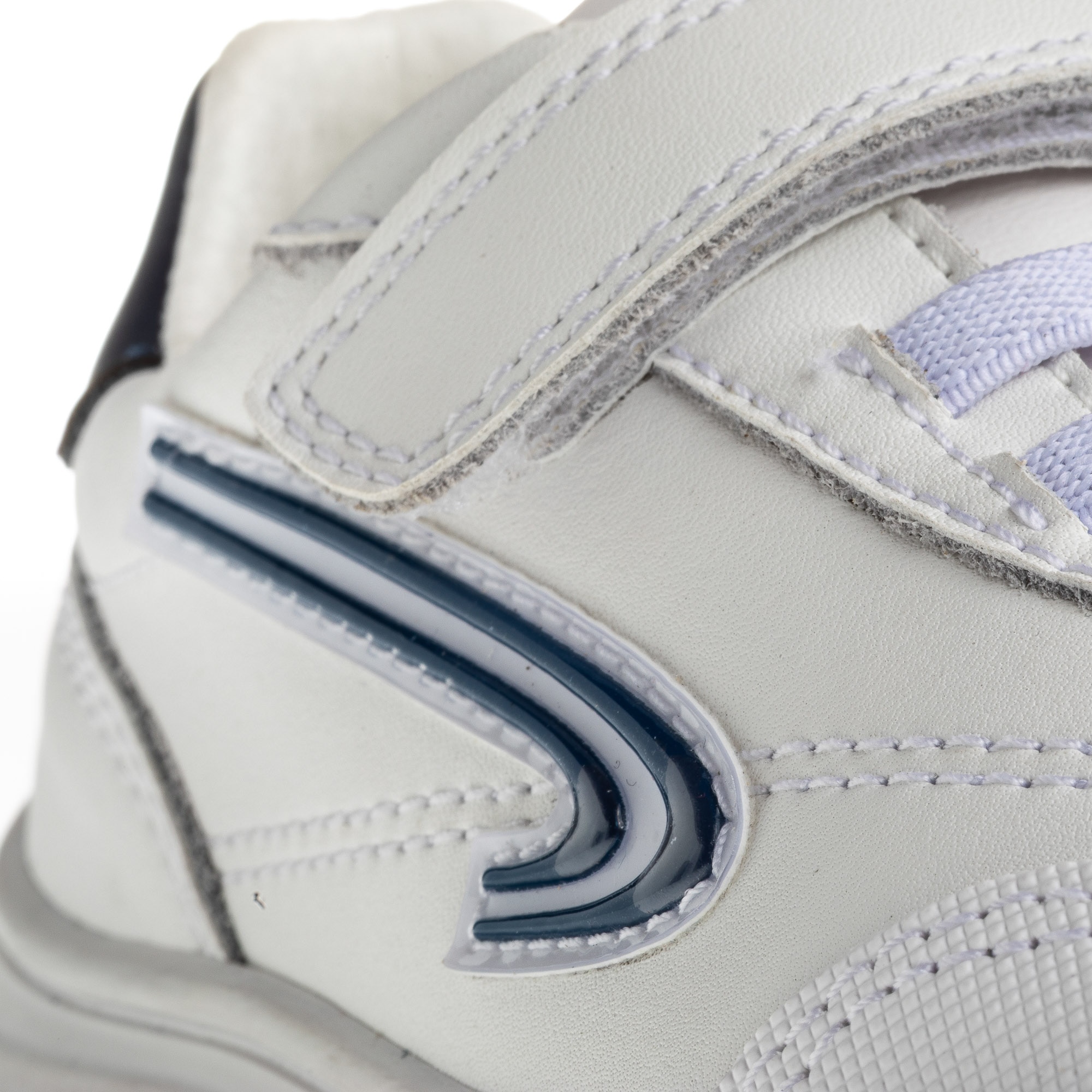 Sapatilhas Infantil Pablosky de Pele com Velcro Azul-6