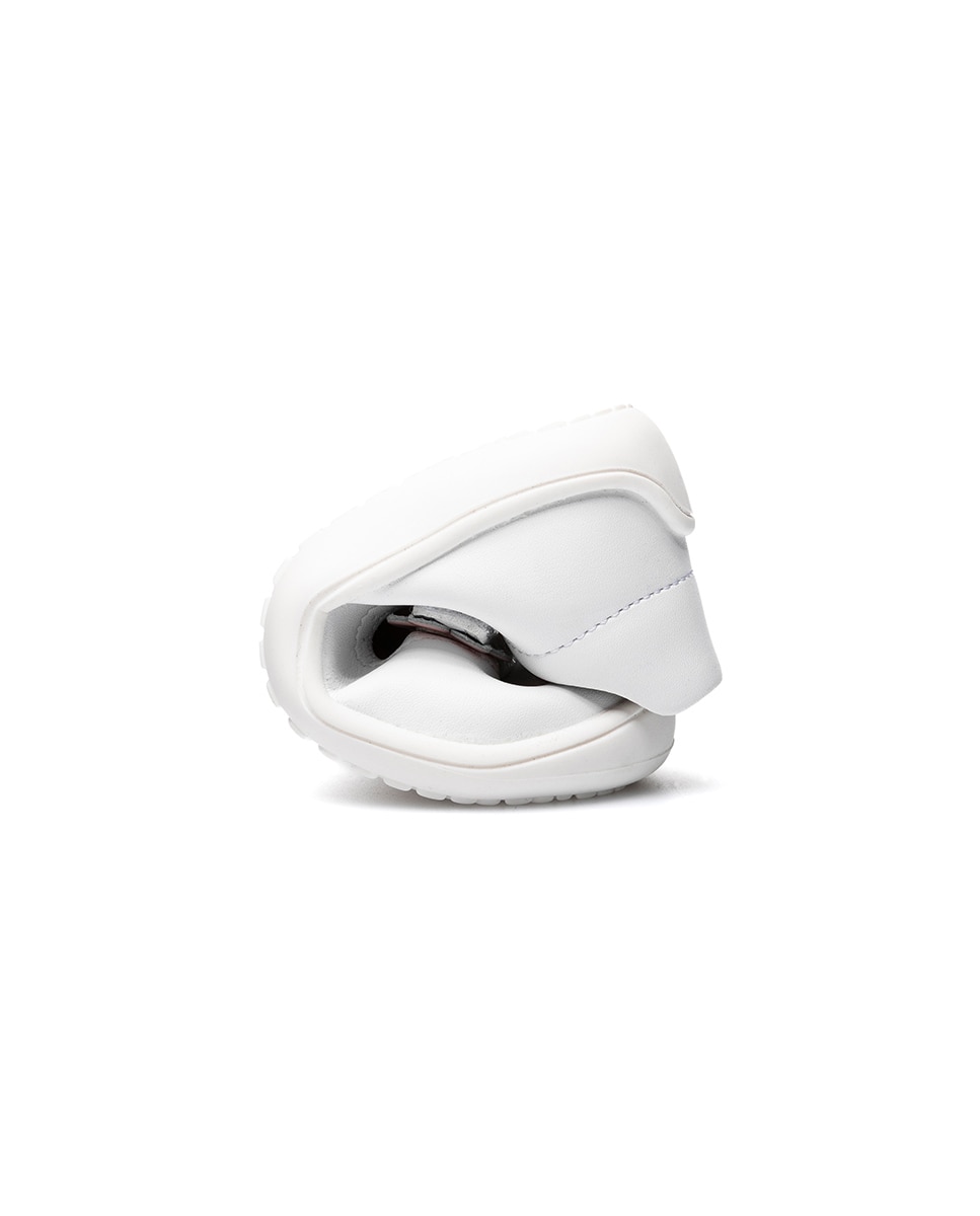 Merceditas para Bebé Barefoot com Velcro Branco-2