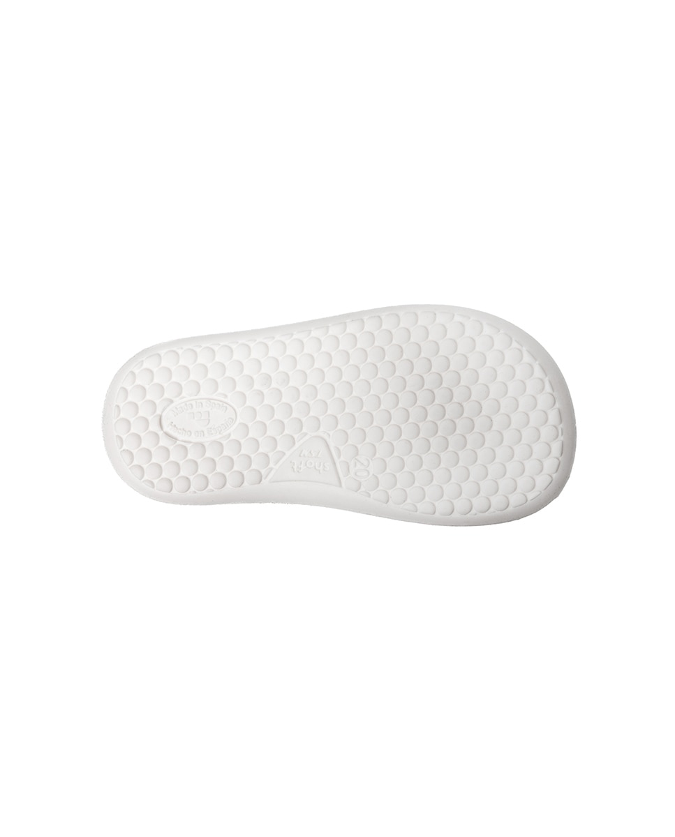 Merceditas para Bebé Barefoot com Velcro Branco-4