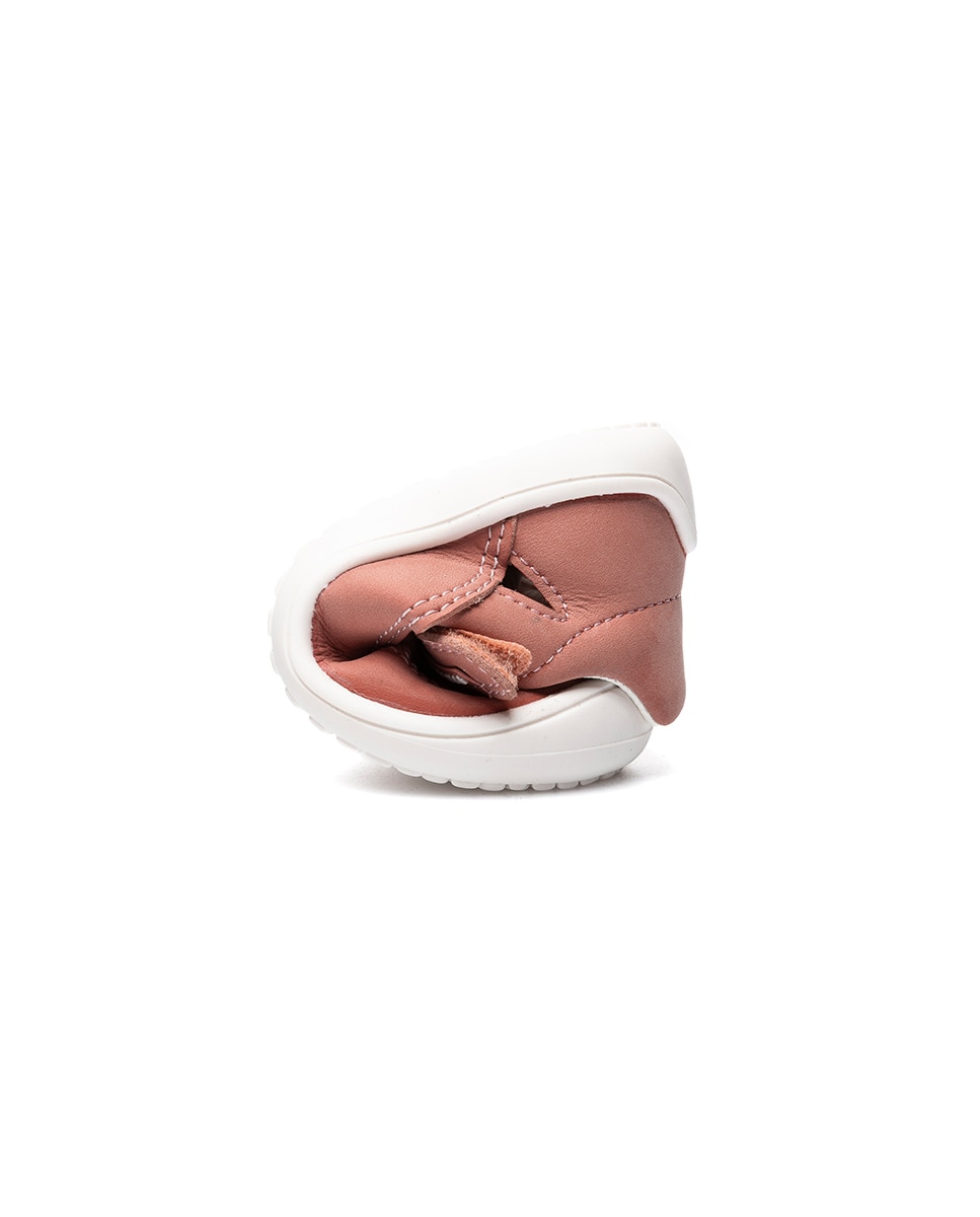 Sandálias para Bebé Barefoot com Velcro Pablosky Rosa-claro-2