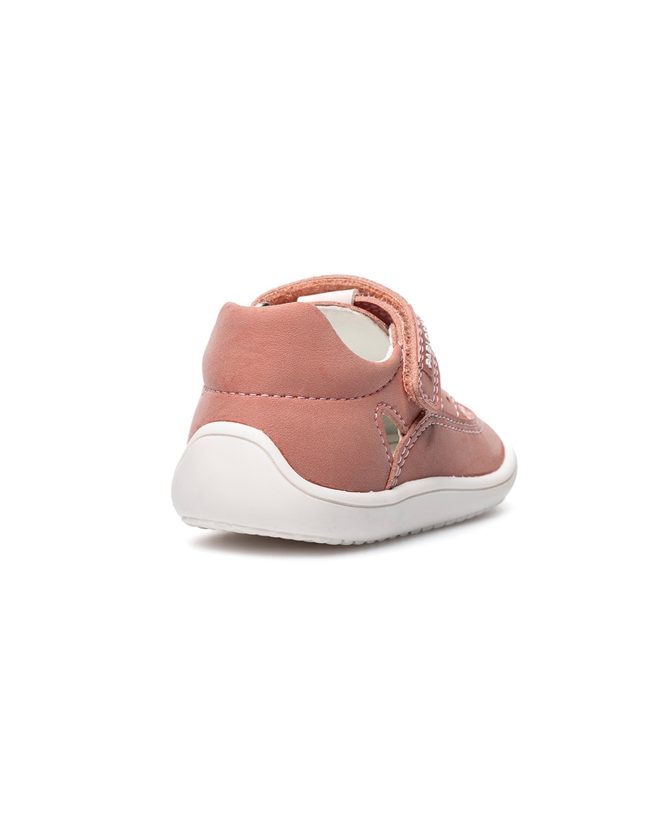 Sandálias para Bebé Barefoot com Velcro Pablosky Rosa-claro-6