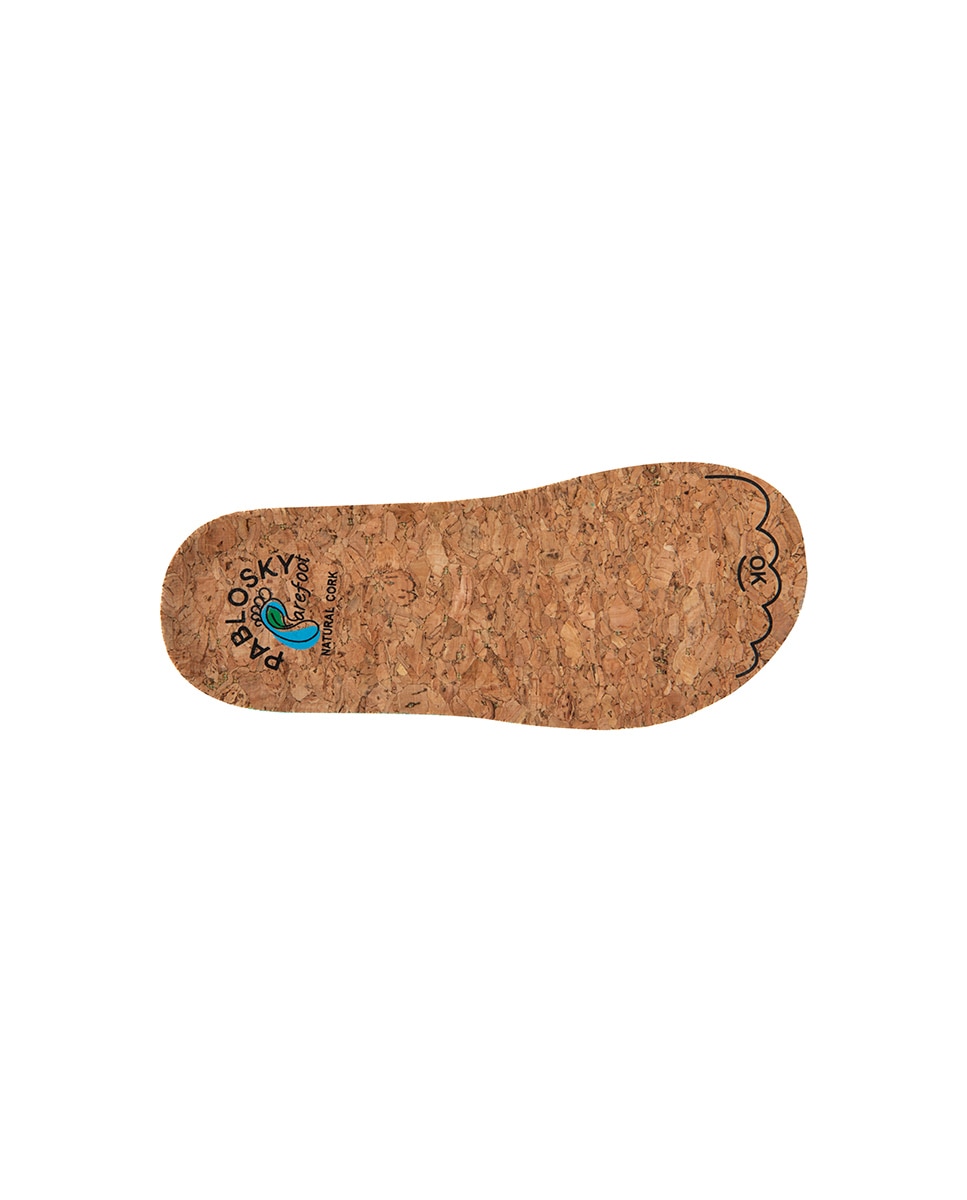 Sapatilhas de Lona Infantil Barefoot com Velcro Pablosky Rosa-claro-4